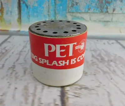 Vtg Pet Dairy Milk Advertising Noise Maker Faux Tin Cream Can Advertising Dairy • $26.12