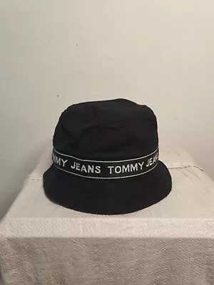 Tommy Hilfiger Bucket Hat One Size Fits All Embroidered Tommy Jeans Black • $24