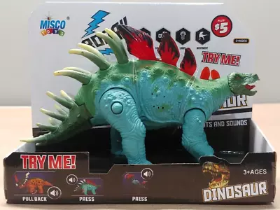 Misco Toys Kentrosaurus Dinosaur Roar Light & Sound New 2024 Chap Mei • $20.99