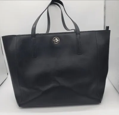 Michael Kors Black Cross-Grain Leather Tote • $48