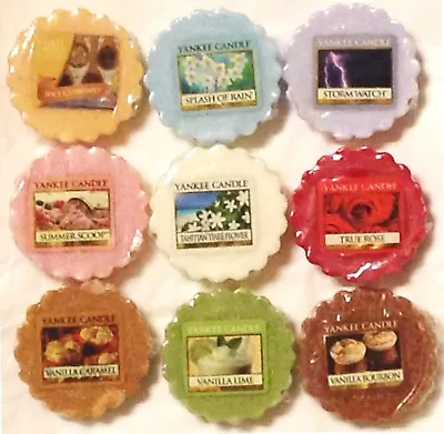 (R-Z) Yankee Candle TARTS WAX MELTS & WAX MELT SINGLES (R - Z SCENT CHOICES) • £2.89
