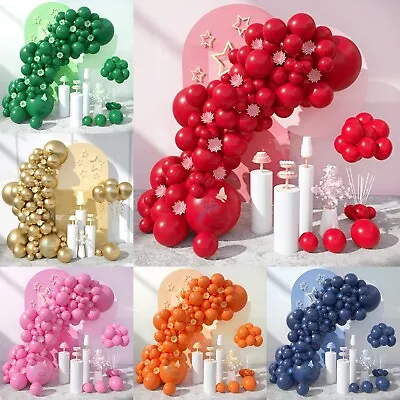 $5.02 • Buy Balloon Arch Kit + Balloons Garland Birthday Wedding Party Baby Shower Decor UK.