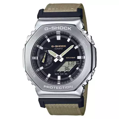 Casio G-shock Gm-2100c-5a Fabric Band Steel Bezel  Casioak  A/d Watch • $189.75
