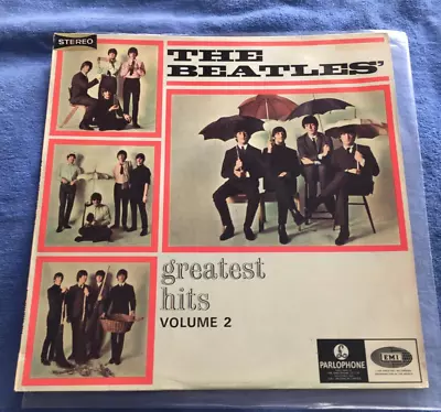 BEATLES. GREATEST HITS VOLUME 2 1967 STEREO 1st PRESSING. • $75