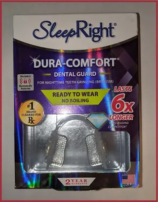 SleepRight Dura-Comfort Dental Guard Mouth Guard To Prevent Teeth Grinding NIB! • $19.99