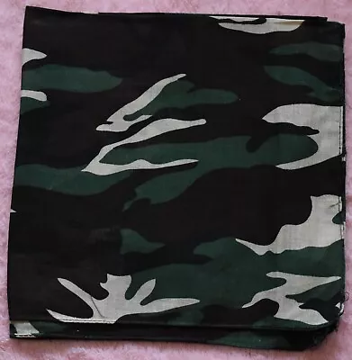 Unisex Woodland Camouflage Design Bandana FREE P&P • £2.99