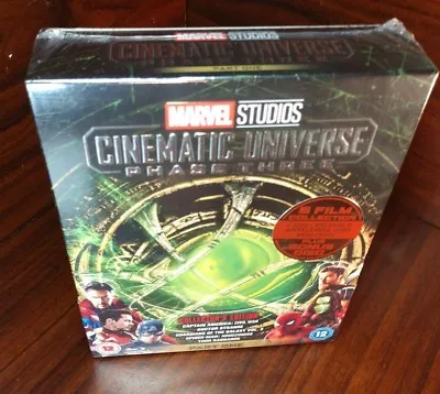 Marvel Cinematic Universe Phase 3 (Blu-ray)Collector's Edition-NEW-Free Box S&H • $59.99