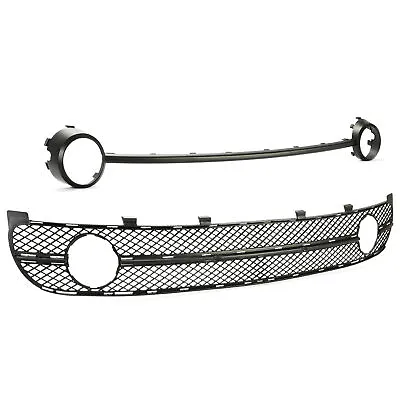 Front Bumper Lower Grille+Fog Light Bezel For 2001-2005 VOLKSWAGEN NEW BEETLE • $46