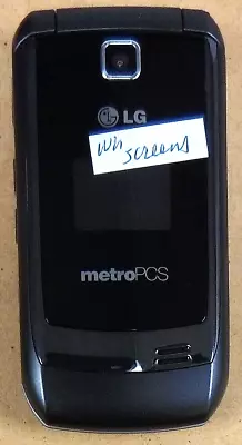 LG Select MN180 - Black And Gray ( MetroPCS ) Very Rare CDMA Flip Phone • $6.79