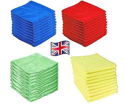 Professional Large Microfibre Cloths Car Cleaning Detailing Soft Duster Towel • £6.99