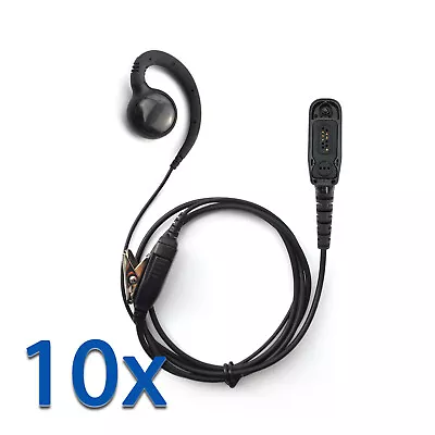 10x PTT Swivel Headset For Motorola Radio Walkie Talkies XPR7550e XPR7580 MTP850 • $139