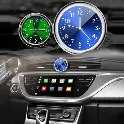 Pocket Small Mini Luminous Quartz Analog Watch Stick-On Clock For Car Boat Bike~ • $4.42