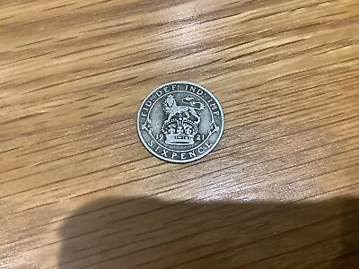 £3.99 • Buy 1921 George V .500 Silver UK Sixpence Six Pence 6d Coin 