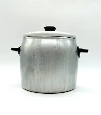 Vintage Cast Aluminum 8 Qt Wear Ever Stock Pot & Lid No 828-1/2 Boiling Pot • $34.99