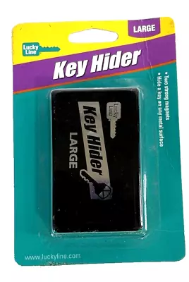 Lucky Line Large Magnetic Key Hider Case Key Holder For Large Keys (91001) • $7.99