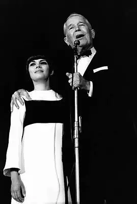 Mireille Mathieu On Stage With Maurice Chevalier 1960 Old Photo • $5.78