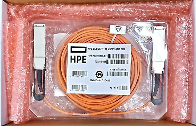 HPE BladeSystem C-Class 40G QSFP+ To QSFP+ 15M Active Optical Cable AOC • $62