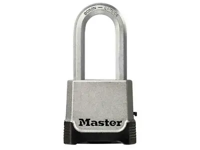 Master Lock Excell 4 Digit Combination 56Mm Padlock With Override Key MLKM176LH • £33.04