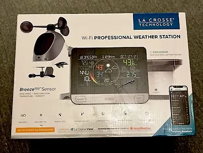 La Crosse Wi-Fi Professional Weather Station W/Breeze Pro Sensor C75716 NEW • $94.55