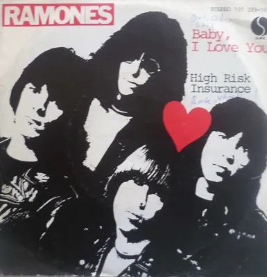 7  1980 GERMAN PRESS 60s CV IN MINT- ! THE RAMONES : Baby I Love You • £23.76