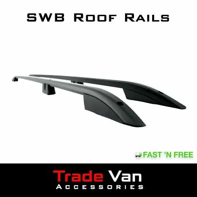 Ford Transit Custom Roof Rails Bars Black Tourneo Roof Rack Swb 2012-23 • £78.49