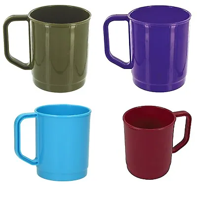 £10.85 • Buy 275ml Heatproof Plastic Picnic Camping Travel Coffee Tea Kids Mug Cup Bomb Proof