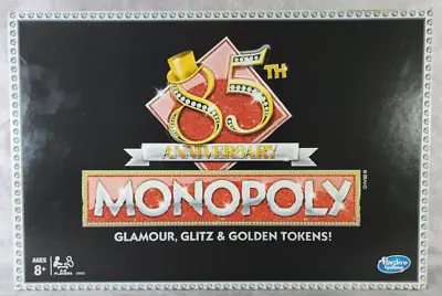 MONOPOLY 85th Anniversary Edition Board Game Golden Tokens BRAND NEW SEALED • $24.69