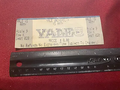 Yale University Vs Army Hockey Game Ticket January 21 1996 - Ingalls Rink • $29.99