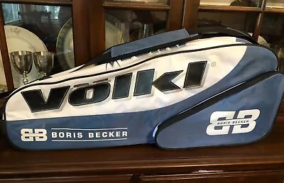 Vintage Boris Becker Volkl Tennis Bag With Straps Excellent Condition • $99