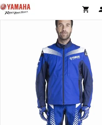 RRP £135 Yamaha Racing Alpinestars Enduro Jacket MX MEN’S JACKET AND BODYWARMER • £95