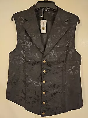 COOFANDY Mens Suit Vest Paisley Floral Victorian Size Medium New With Tags  • $49.99