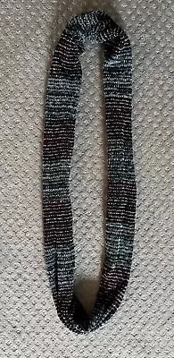 I Love H81 Womens Infinity Scarf Multicolored (black White Grey Maroon) • $2.50