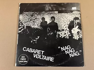 Cabaret Voltaire Nag Nag Nag 1979 Celluloid  LTD 1.023 France 12  Industrial • $18
