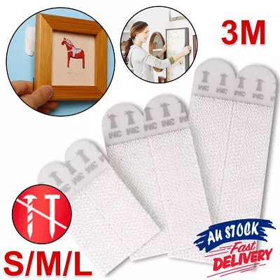 3M Adhesive Command Damage Picture Photo Hanging Refill Strips Medium Hook Frame • $11.99