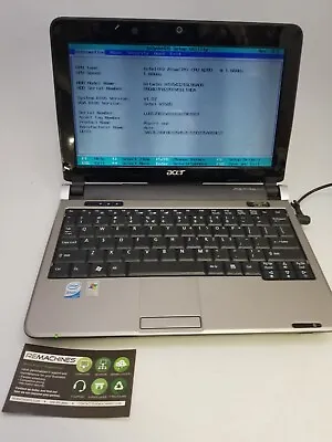 10.1” Acer Aspire One Netbook Laptop Atom N280 @1.66GHz 2GB RAM 160GB HDD • $62.36