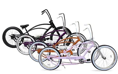 Limited Edition 29  Fat Tire Stretch Beach Cruiser High Handlebar Lowrider Bike • $749.99