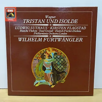 EX 29 0684 3 WAGNER Tristan &Isolde PHILHARMONIA FURTWANGLER HMV MONO 4LP BOX EX • £14.99