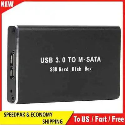 USB 3.0 To MSATA Adapter Hard Disk HDD Case External SSD Hard Drive Enclosure • $9.82