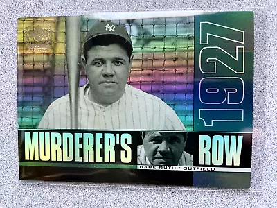 2000 Upper Deck Yankees Legends Babe Ruth Murderer's Row Card #MR2 • $4.49