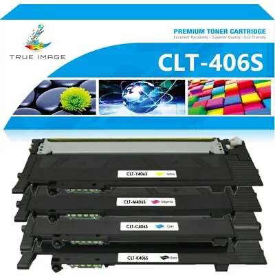 4 Toner Cartridge For Samsung CLP360 CLP365 CLP365W CLX 3305 CLX 3305FW CLT406S • £36.69