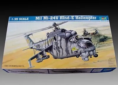 Trumpeter 1/35 05103 Mil Mi-24V Hind-E Helicopter • $70.99