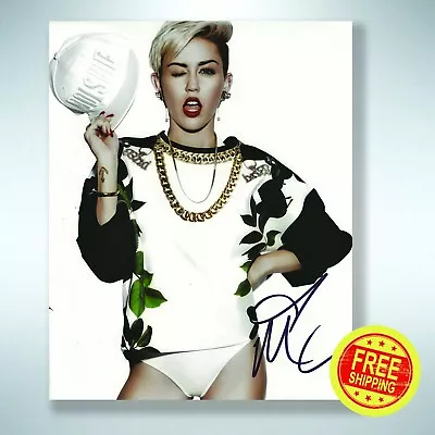 Miley Cyrus Autograph Signature Framed Signed Reprint Free Shipping • $31.98