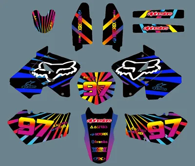 Graphics Kit Decals Stickers For SUZUKI RM125 2001-2012，RM250 2001-2012  • $66.17