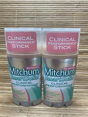 New MITCHUM SmartSolid For Women Clinical Performance Stick Powder (Lot Of 2) • $34.95