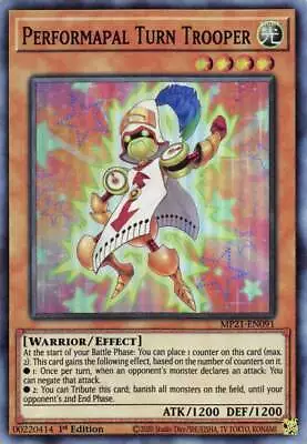 Performapal Turn Trooper [MP21-EN091] Super Rare - Yu-Gi-Oh! - NM • $1