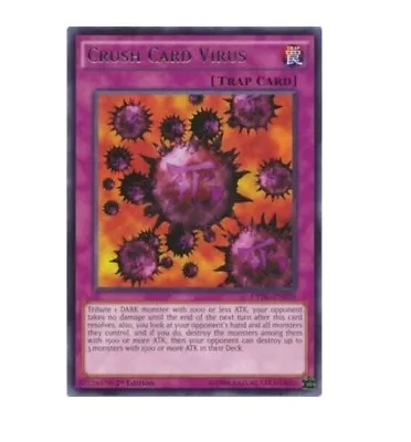 $1.95 • Buy Crush Card Virus - DPBC-EN020  - Rare 1st Edition Yugioh