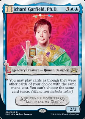 4x Richard Garfield Ph.D. NM-Mint English Unsanctioned MTG Magic • $2.55