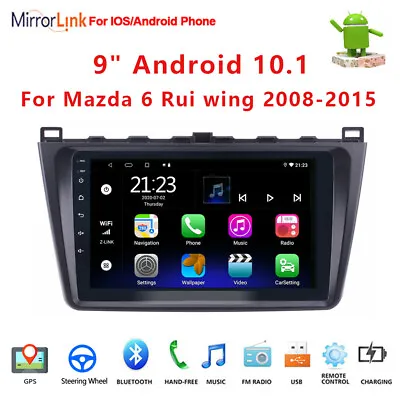 Android 10.1 Car Stereo Radio GPS Wifi FM USB Touch Screen For Mazda 6 2007-2015 • $115.99