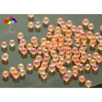 1000 Pcs 12g Glass Light Pink AB Micro Beads Small No Hole 1.5-2mm Nail Art • $0.99