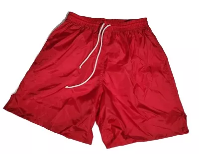 High 5 Mens Red Nylon Athletic Shorts Small  NWOT • $5